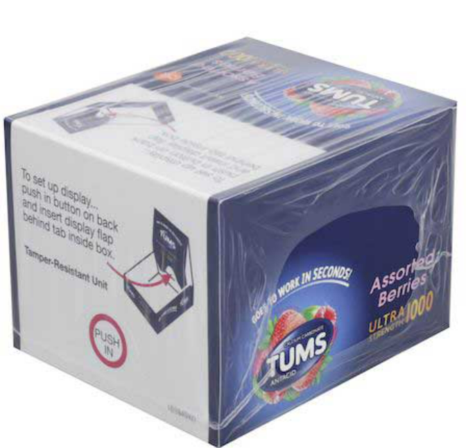 TUMS STRENGTH  1000 ASSORTED BERRIES CHEWABLE TABLET 12 CT